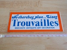 Magazine sticker FIND - FLEA MARKET - ANTIQUE - ART - DECORATION