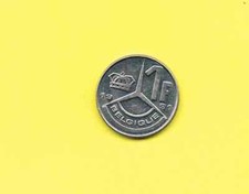 Pièce 1 Franc Belge 1991