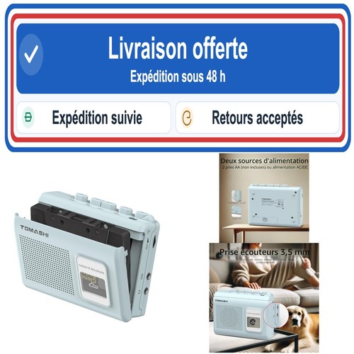 Lecteur cassette portable - lecteur,