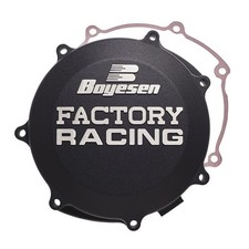 Couvercle de carter d'embrayage BOYESEN Factory Racing noir - Yamaha YFZ450