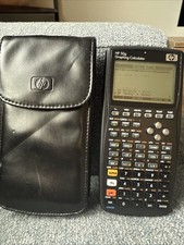 HP 50g Hewlett Packard Graphing Calculator. No Cable/With Case PARTS READ.