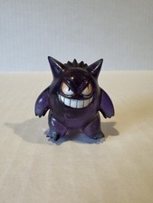 Gengar Pokemon Figure Vintage TOMY 1999 Clear Purple Figurine