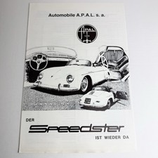 APAL SPEEDSTER / PORSCHE 356 /