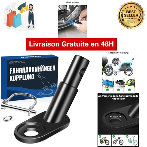 Attache remorque vélo - remorque,