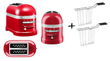 KitchenAid : Artisan Grille-Pain Rouge À 2 Tranches - Promo Avec 2 Pince Toast