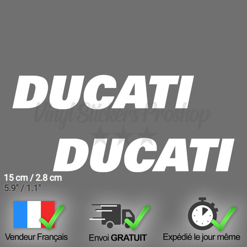 Stickers pour ducati blanc - ducati,