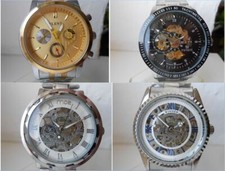 New Large Design Stylish Fashion Style Women's Skeleton Automatic Watch