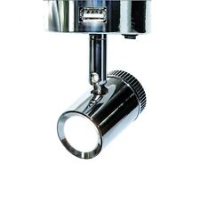 MENSA DIMMABLE 12V LED BOAT MOTORHOME CARAVAN CAMPER SPOT LIGHT W/ USB CHARGER