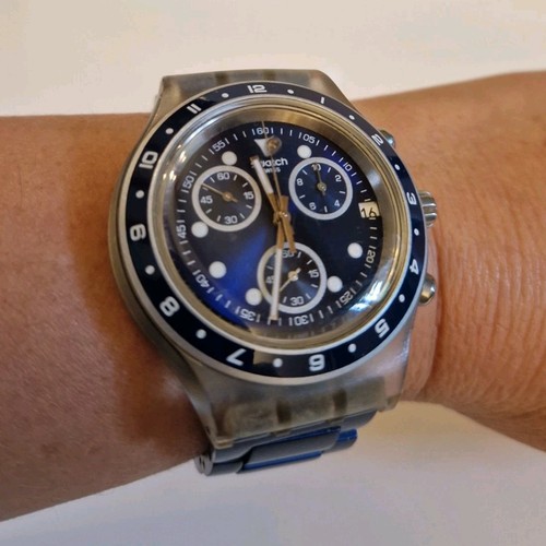 Montre swatch irony - montre, diaphane