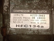 10S17C compresseur clim pour