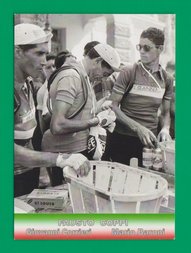 Cyclisme carte cycliste fausto - carte,