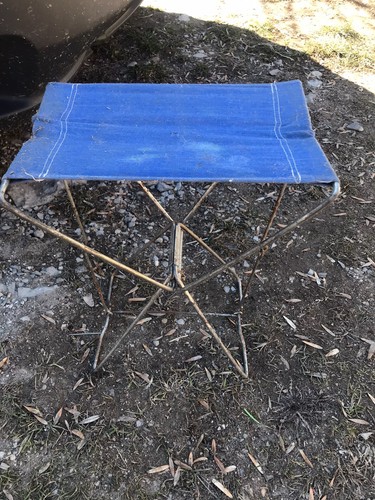 Ancien tabouret pêche ou - tabouret, de