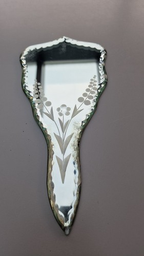 Ancien miroir main - miroir,