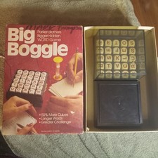 1979 Parker Brothers "BIG BOGGLE" Vintage Hidden Word Game InComplete pls read