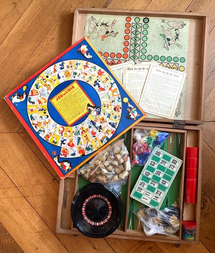 Coffret jeux ancien - coffret,