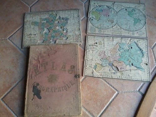 Ancien jeu puzzle - ancien, jullien