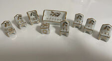 Ancien Salon Miniature Porcelaine De Limoges