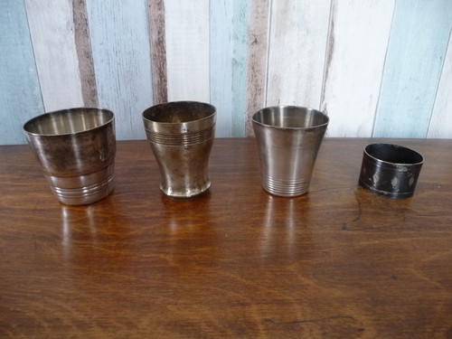 Lot timbale rond de - lot, /