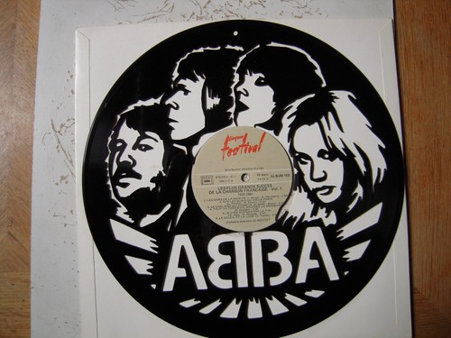 Groupe abba découpé - abba, sur