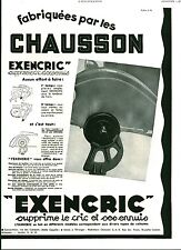 1931 EXENCRIC Vintage Car Jack Magazine Issue Advertising