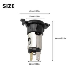 Voiture 10A Allume Cigare Femelle Douille Puissance Prise Avec Étanche