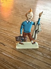 Figurine Tintin métal à plat