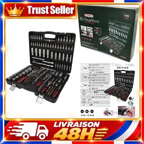 Tools coffret 179 douilles - tools,