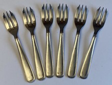 6 fourchettes à gâteaux en