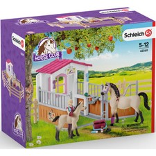 Schleich Horse Club Box avec chevaux arabes et soigneuse de chevaux 42369