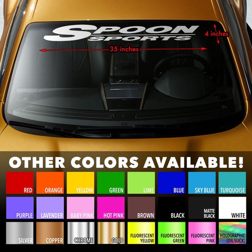 Spoon sports windshield banner - spoon,