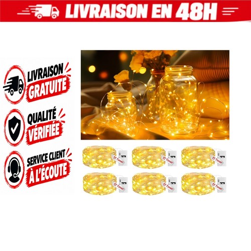 Litogo guirlande led pile - à,