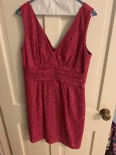 Trina Turk Fuschia Lace Dress