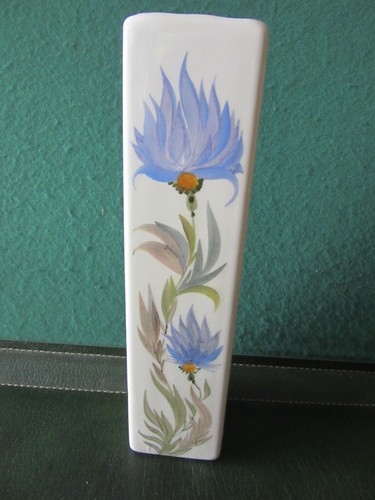 Vase faience emaillee decor - ,