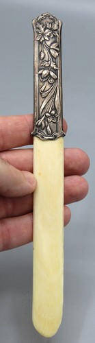 Ancien coupe papier - papier, argent