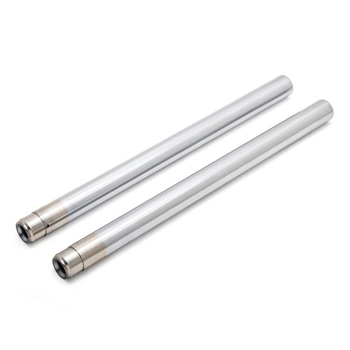 Chrome 41mm fork tubes - chrome,
