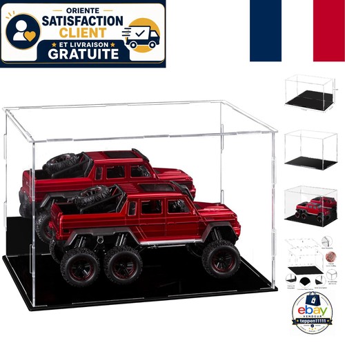 Vitrine acrylique noire avec - acrylique,