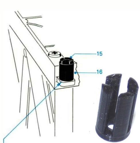 Clip fixation de - 1x,
