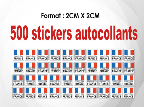 500 stickers autocollant - , (2