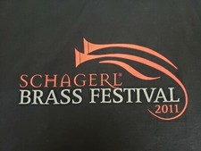 50th Anniversary SCHAGERL BRASS FESTIVAL 2011 Stift Melk Austria Black M T-Shirt