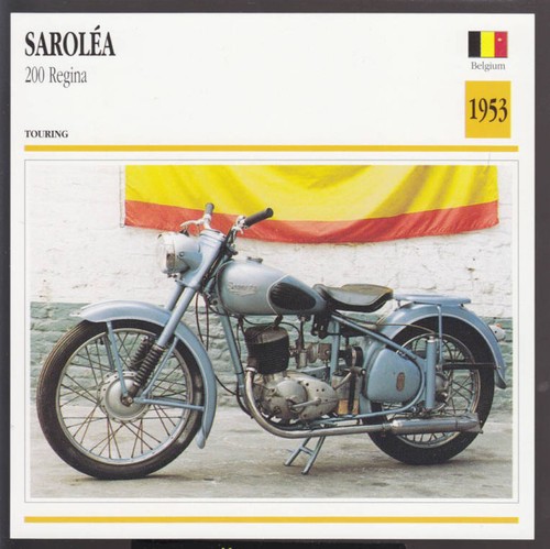 1953 sarolea 200cc regina - sarolea,