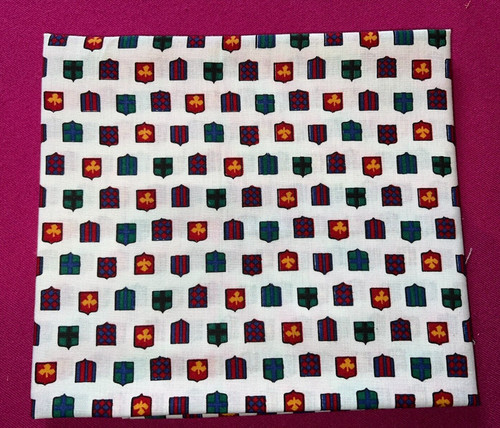 Vintage cotton fabric decor