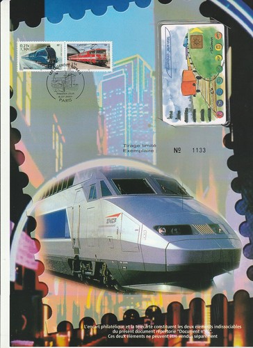 Télécarte cef rail train - cef,