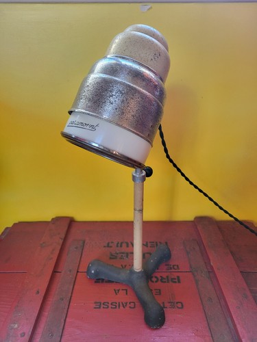 Ancienne lampe casque - lampe, sÈche