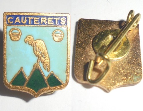 Vintage badge pin city - badge,