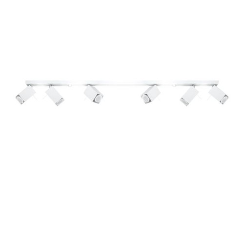 Plafonnier acier blanc gu10 - acier,
