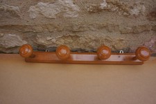 ANCIEN PORTE MANTEAU BOIS VINTAGE DÉCO LOFT