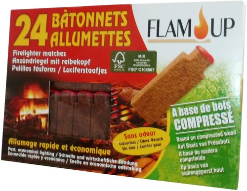 Allume feu naturel bois - allume-feu,