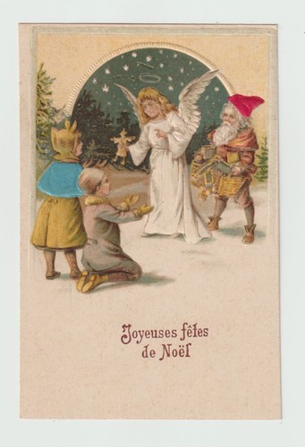 Lutin joyeux noel cpa en - joyeux,