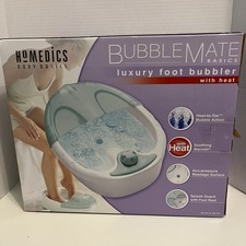 HoMedics Foot Spa Massager Heating Bubble & Heat Relax Pedicure BB-50 NOB