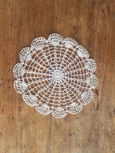 Napperon ancien crochet - napperon, cm